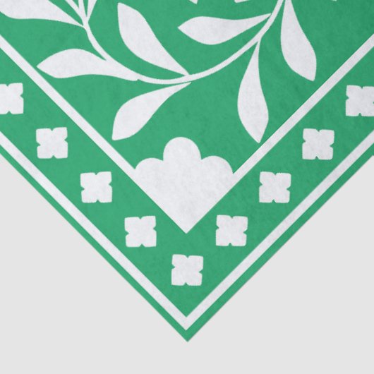 Green Traditional Bone Inlay Decoupage Paper 薄葉紙 (詳細)