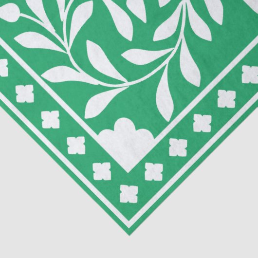 Green Traditional Bone Inlay Decoupage Paper 薄葉紙 (詳細)