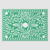 Green Traditional Bone Inlay Decoupage Paper 薄葉紙 (正面)