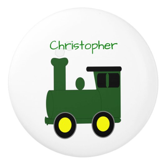 Green Train Design Personalised セラミックノブ (正面)