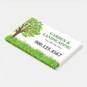 Green Tree Grass Landscaping Service Business ポストイット (アングル)