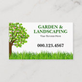 Green Tree Grass Lawn Care Services 名刺 (正面)