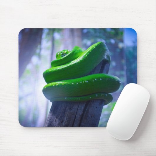 Green Tree Python (A) マウスパッド (マウス)