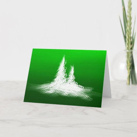 Green Trees 2025 - Christmas/Holiday Card サンキューカード (正面)