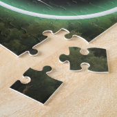 Green Trees with Quote ジグソーパズル (側面)