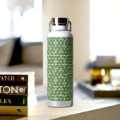 Green Triangles Pattern Water Bottle ウォーターボトル