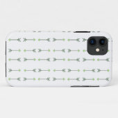 Green Tribal Arrow Pattern Case-Mate iPhoneケース (裏面(横))