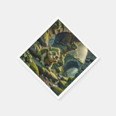 Green Troll Under a Stone Bridge スタンダードカクテルナプキン (角)