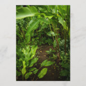 Green tropical garden, Earth Day Card (正面)