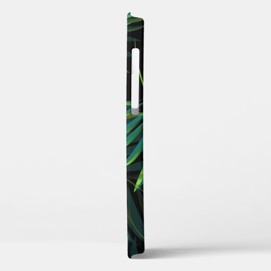 Green tropical palm leaves. Seamless pattern graph Case-Mate iPhoneケース (裏面 / 左)