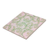Green Vine Ceramic Tile タイル (側面)
