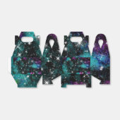 Green Violet Galaxy Star Milky Way フェイバーボックス (折り畳みなし)