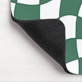 Green Warped Design Mousepad マウスパッド (コーナー)