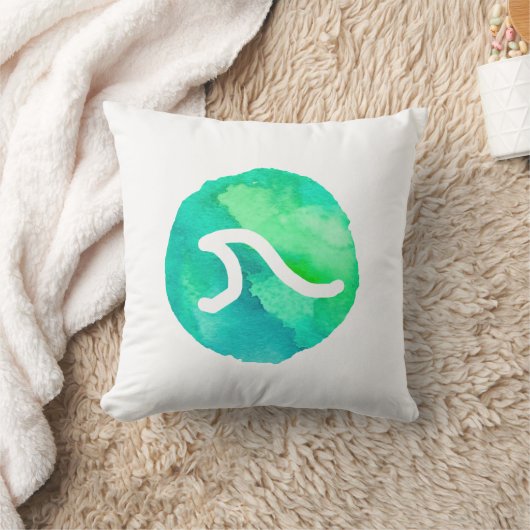 Green Wave クッション (ブランケット)