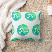 Green Wave Design クッション (ブランケット)