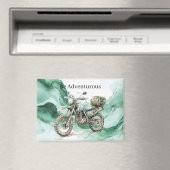 Green Wave Motorcycle Be Adventurous マグネット (インサイチュ (食洗機))