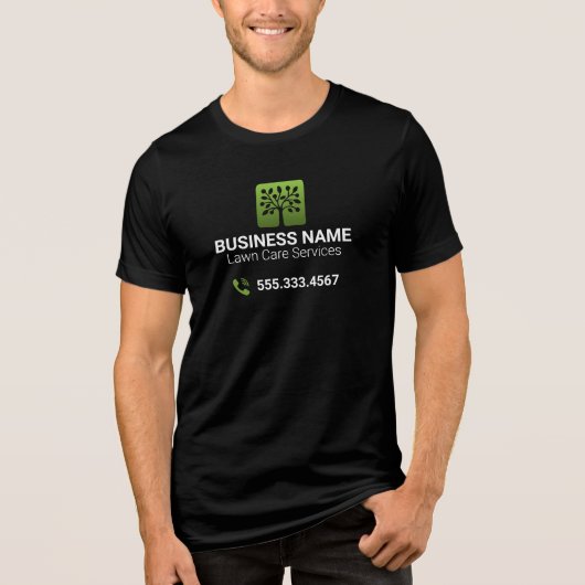 Green Wave Professional Tree Lawn Care トライブレンドＴシャツ (正面)