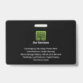 Green Wave Professional Tree Lawn Care バッジ (裏面)
