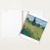 Green Wheat Field with Cypress 1889 by Vincent van プランナー手帳 (ディスプレー)