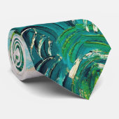 Green Wheat Fields, Van Gogh ネクタイ (ロール)