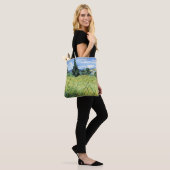 Green Wheatfield with Cypress, トートバッグ (モデル)