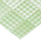 Green White Checker Abstract Pattern テーブルクロス (アングル)