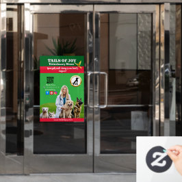  Green White Pet Store Business ウィンドウサイン