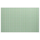 Green & White Plaid Gingham ファブリック (ヤード)