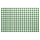 Green & White Plaid Gingham ファブリック (ファットクウォーター)