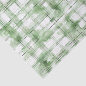 Green White Plaid Stripes Birthday 薄葉紙 (詳細)