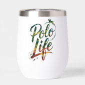 Green White Polo Life Typography (背面)