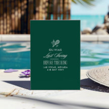 Green & White Striped Last Swing Before the Ring