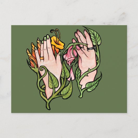 Green Witch Magick                               ポストカード (正面)