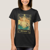 Green Witch Tarot Card Pagan Wicca Wiccan Retro Vi Tシャツ (正面)