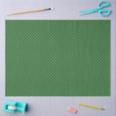 Green with White Polka Dots Tissue Paper 薄葉紙 (クラフト)