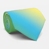 Green With Yellow Pipe ネクタイ (ロール)