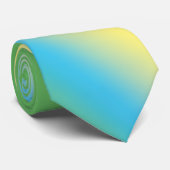 Green With Yellow Pipe ネクタイ (ロール)