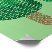 Green Woodland  Trees Thunder_Cove  ポスター (角)