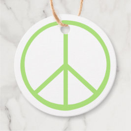 Green World Peace Sign Groovy Love Symbol フェイバータグ