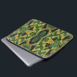 Green Yellow Alligator Crocodile Dragon Leather ラップトップスリーブ<br><div class="desc">Beautiful green,  yellow and black realistic alligator or crocodile leather texture pattern. Dragon,  snake or serpent scales modern artistic design for a holiday gifts.</div>