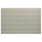 Green Yellow Checker Diamond Pattern ファブリック (ファットクウォーター)