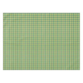Green/Yellow Plaid テーブルクロス (正面(横))