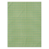 Green/Yellow Plaid テーブルクロス (正面)