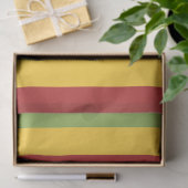 Green Yellow Red Stripes 薄葉紙 (ギフト)