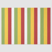 Green Yellow Red Stripes 薄葉紙 (正面)