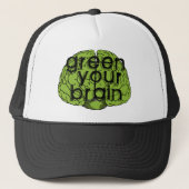 Green your brain キャップ (正面)