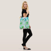 Green Zodiac Astrological Signs  on a Tote Bag トートバッグ (モデル)