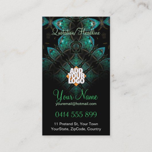 Greenada v3 フラクタル ビジネスカード (正面)
