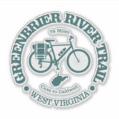 Greenbrier River Trail (cycling) シール (正面)