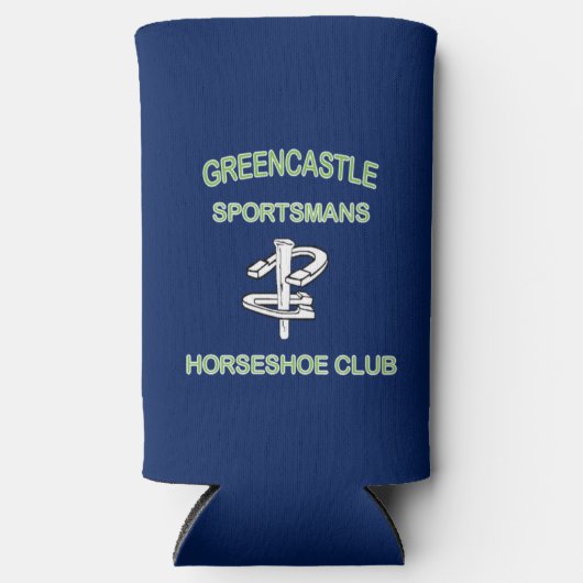 Greencastle HorseShoe Club 缶コインズィー スリム缶クーラー (正面)